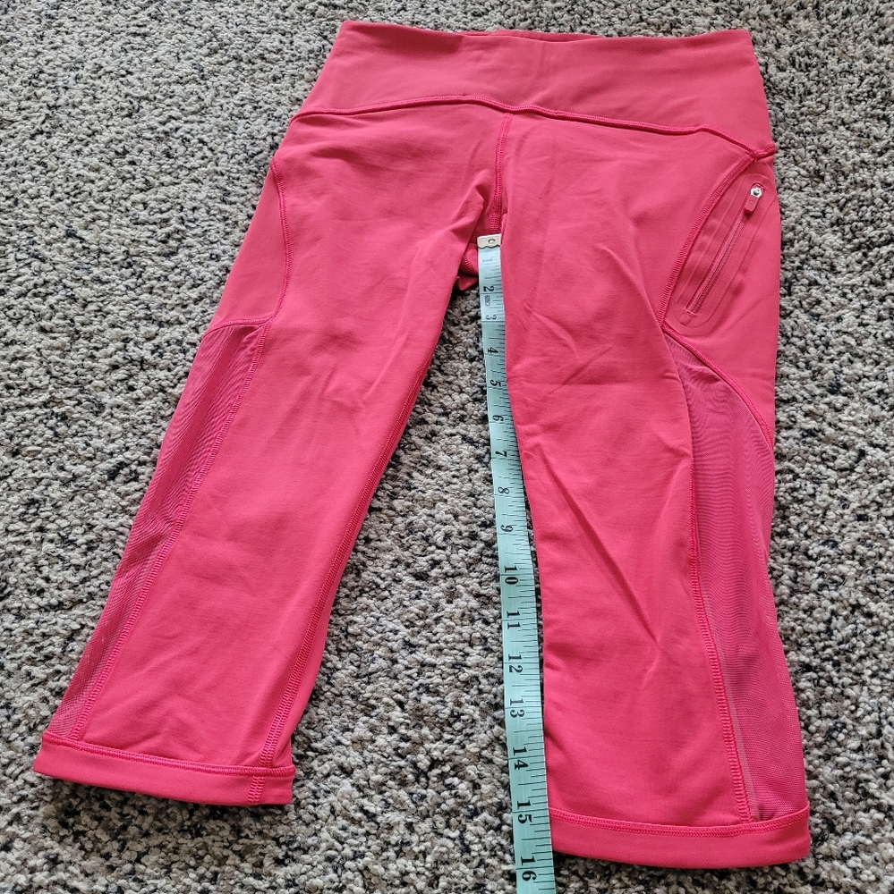 Lululemon Cropped Mesh Panel Leggings - Picture 8 of 8